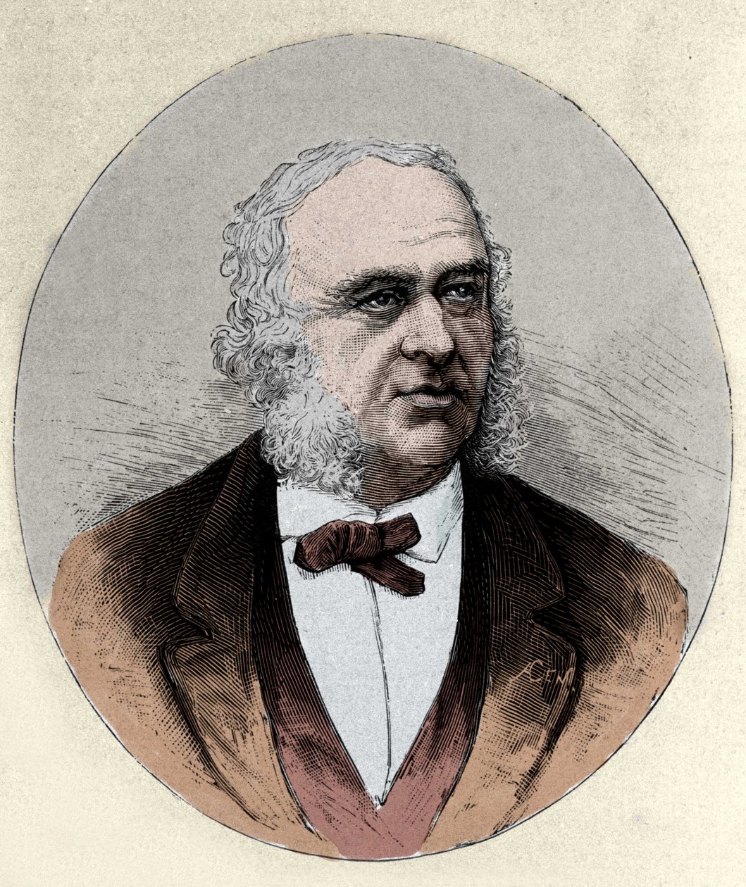 portret Paula Broca (1824-1880), francuskiego chirurga i antropologa. autorstwa Unknown artist