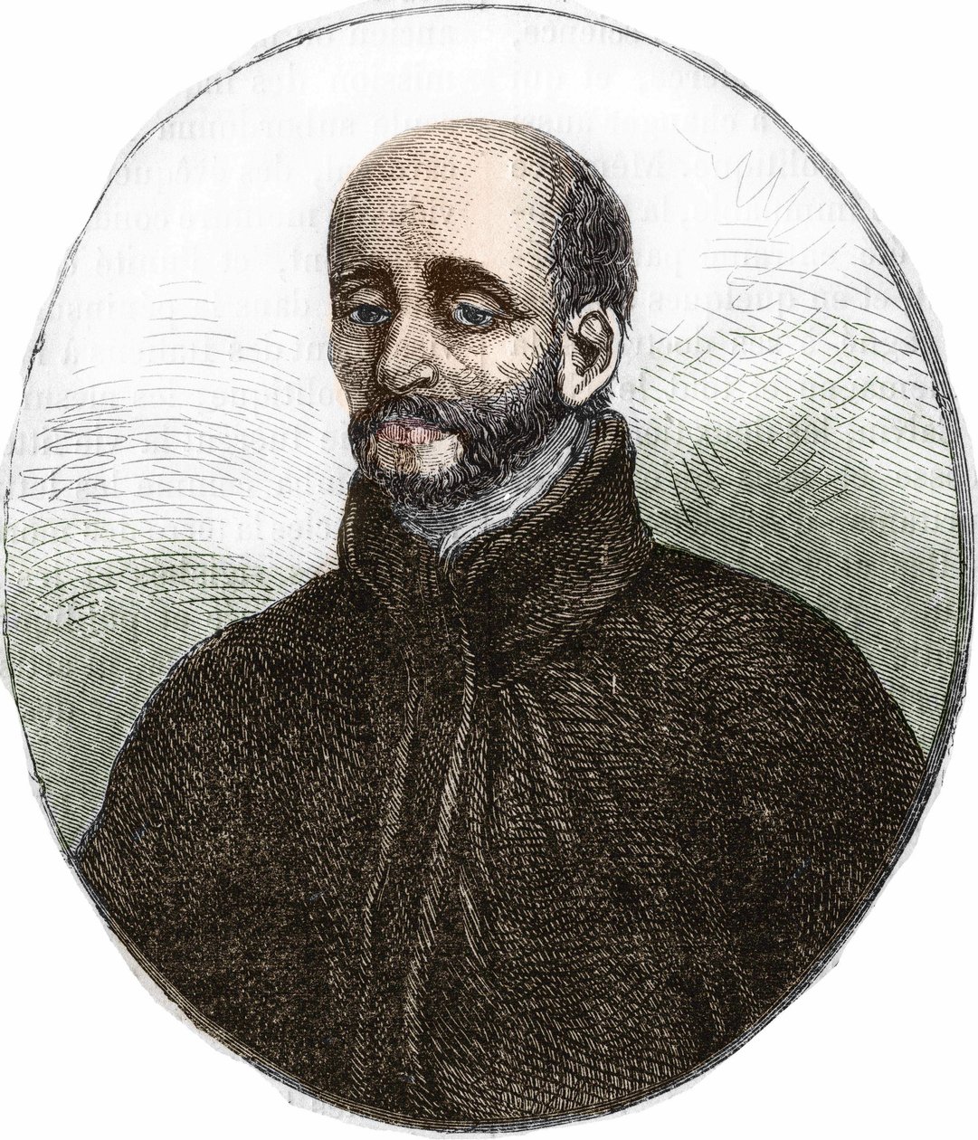 portret św. Ignacego Loyoli (1491-1556), założyciela Towarzystwa Jezusowego. autorstwa Unknown artist