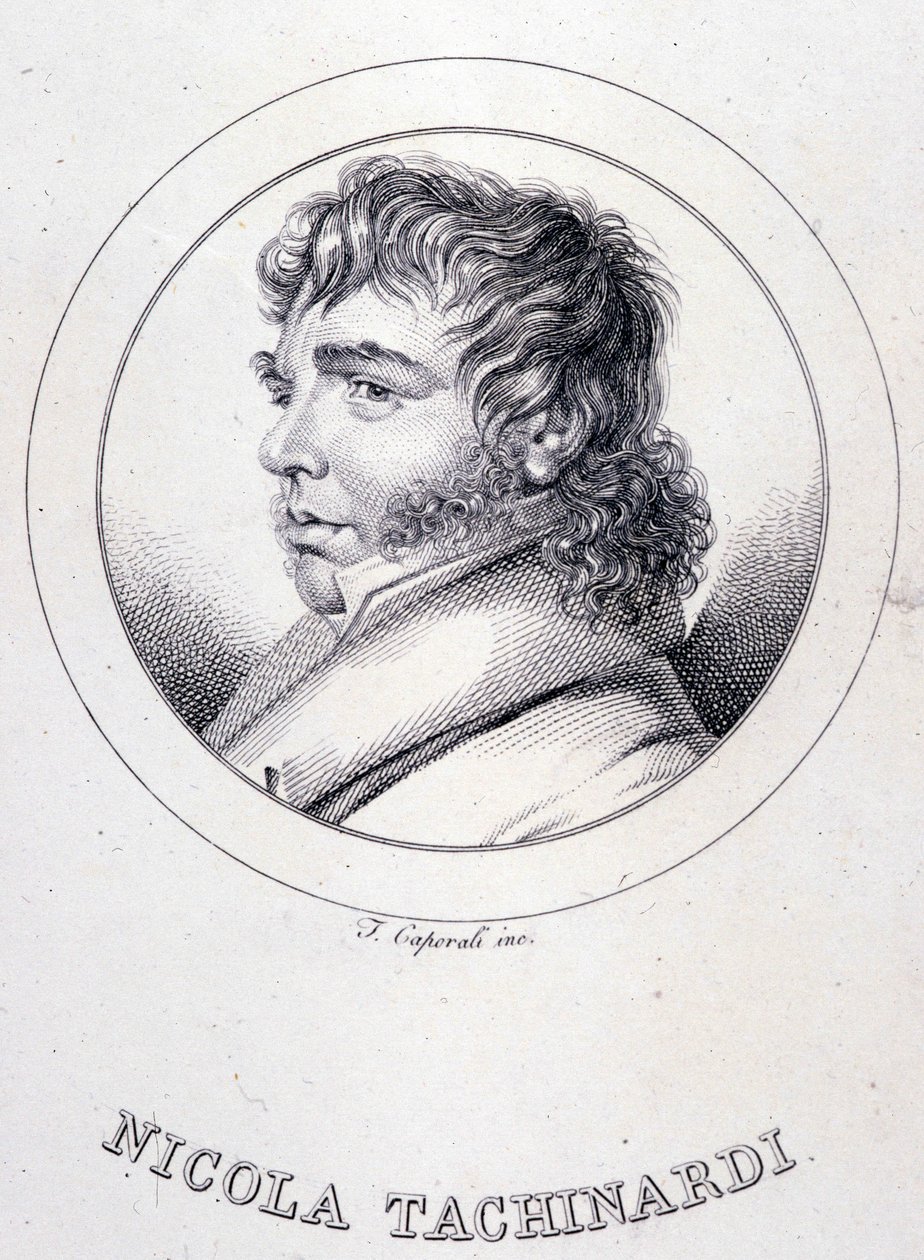 portret włoskiego tenora Tachinardiego (Nicola Tacchinardi) (Livorno autorstwa Unknown artist