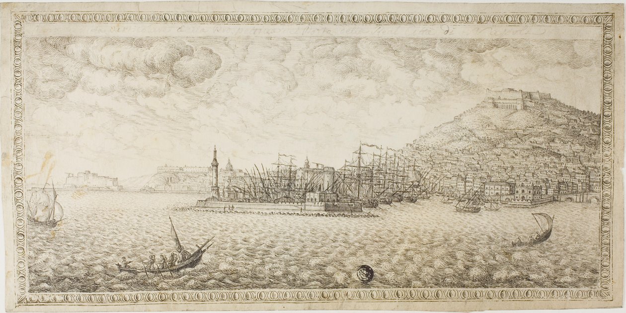 Port w Neapolu autorstwa Unknown Italian