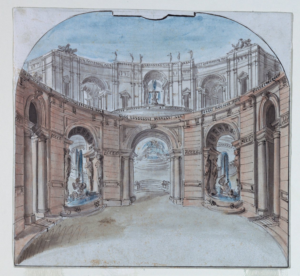 Scenografia: Architektura Pałacu autorstwa Unknown, Italian