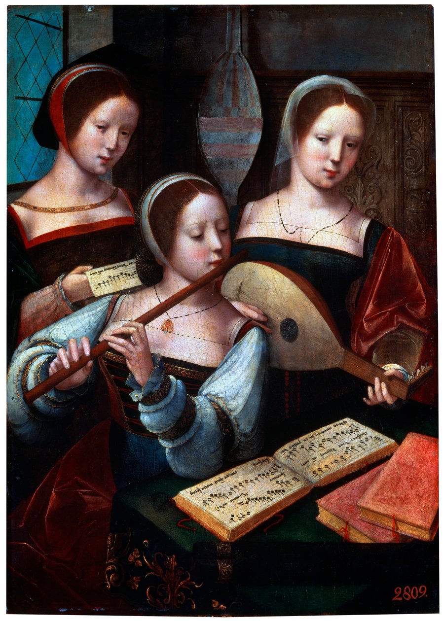 „Muzycy”, 1530-1540 autorstwa Unknown Old Master