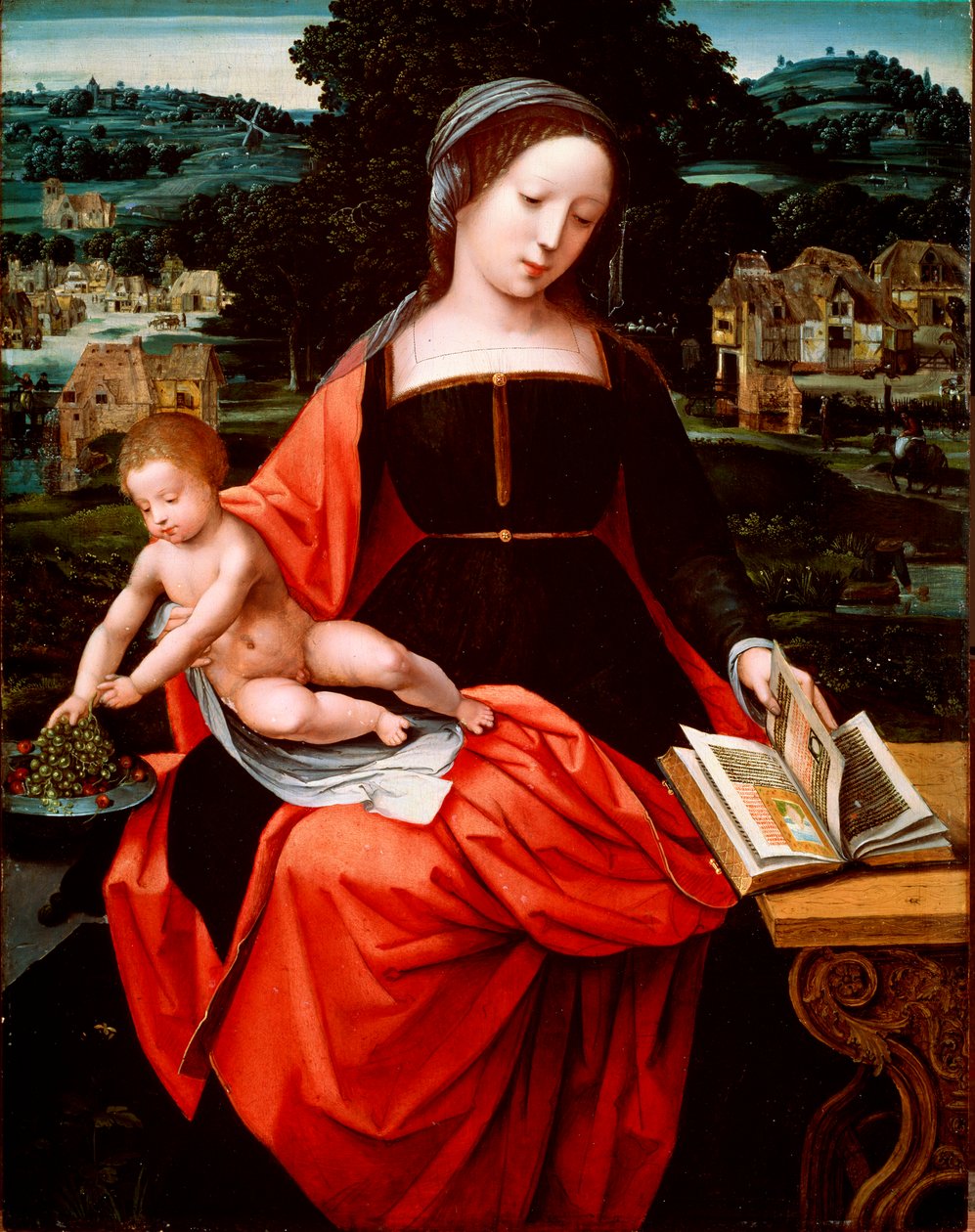 „Dziewica z Dzieciątkiem”, 1530-1540 autorstwa Unknown Old Master