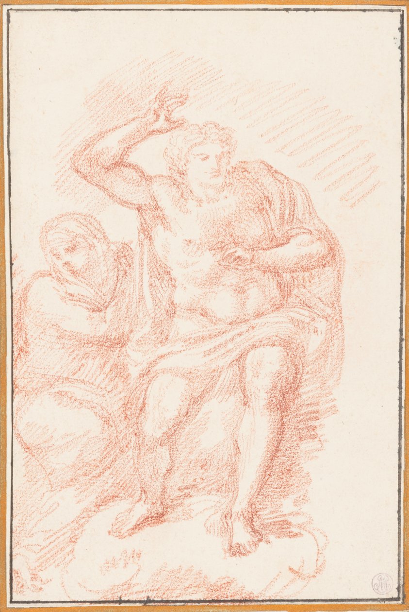 Rysunek Chrystus i Maria z Sądu Ostatecznego, ok. 1759-70 autorstwa Unknown artistUnknown artist