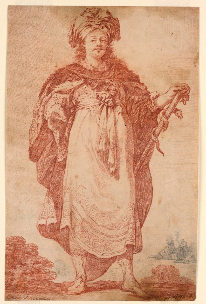 Rysunek, Cleobolus, ok. 1650 r. autorstwa Unknown artistUnknown artist