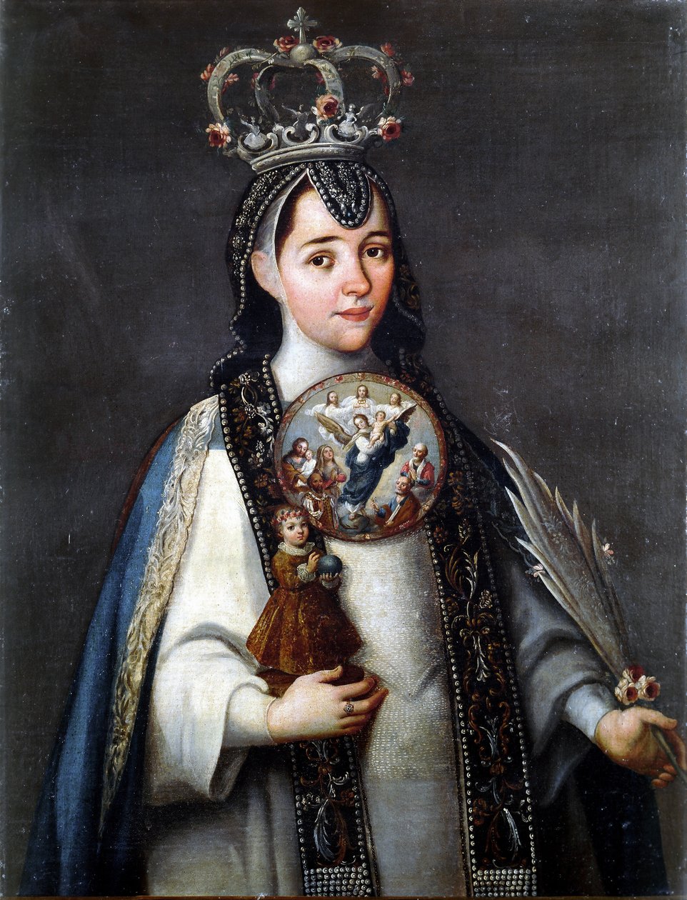 hiszpański: Monja concepcionista zakonnica zakonnica poczęta autorstwa Unknown artistUnknown artist