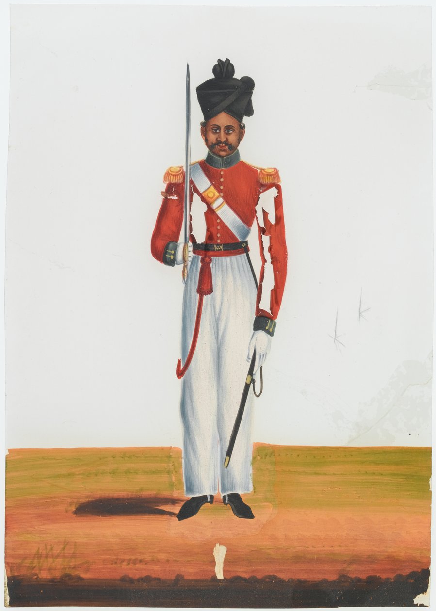 Subadar 2. batalionu Martina, Armia Madrasu autorstwa Unknown artist