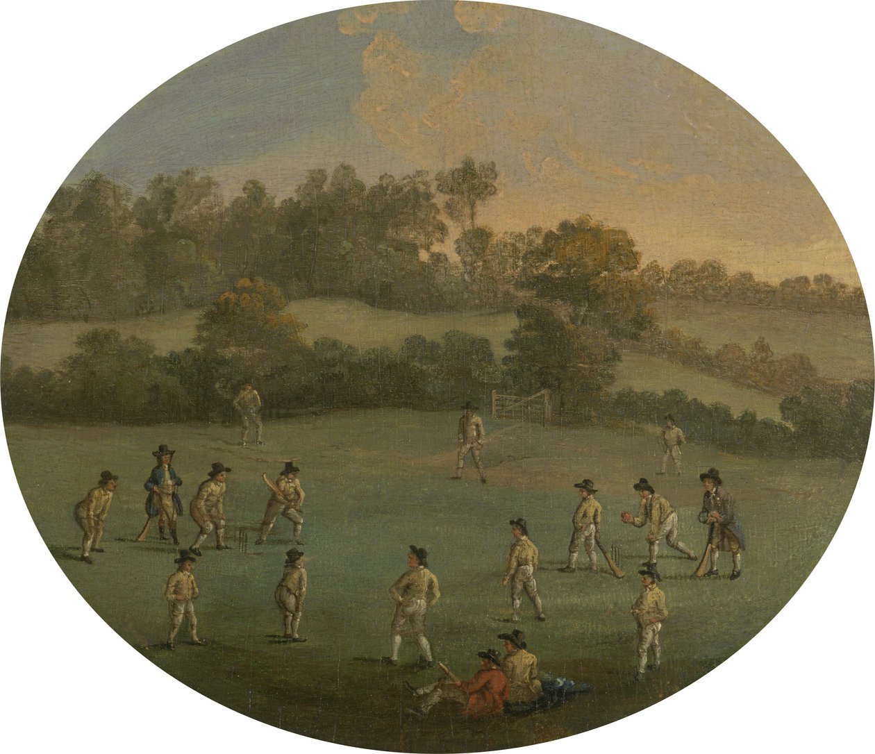 A Game of Cricket (The Royal Academy Club w Marylebone Fields, obecnie Regent
