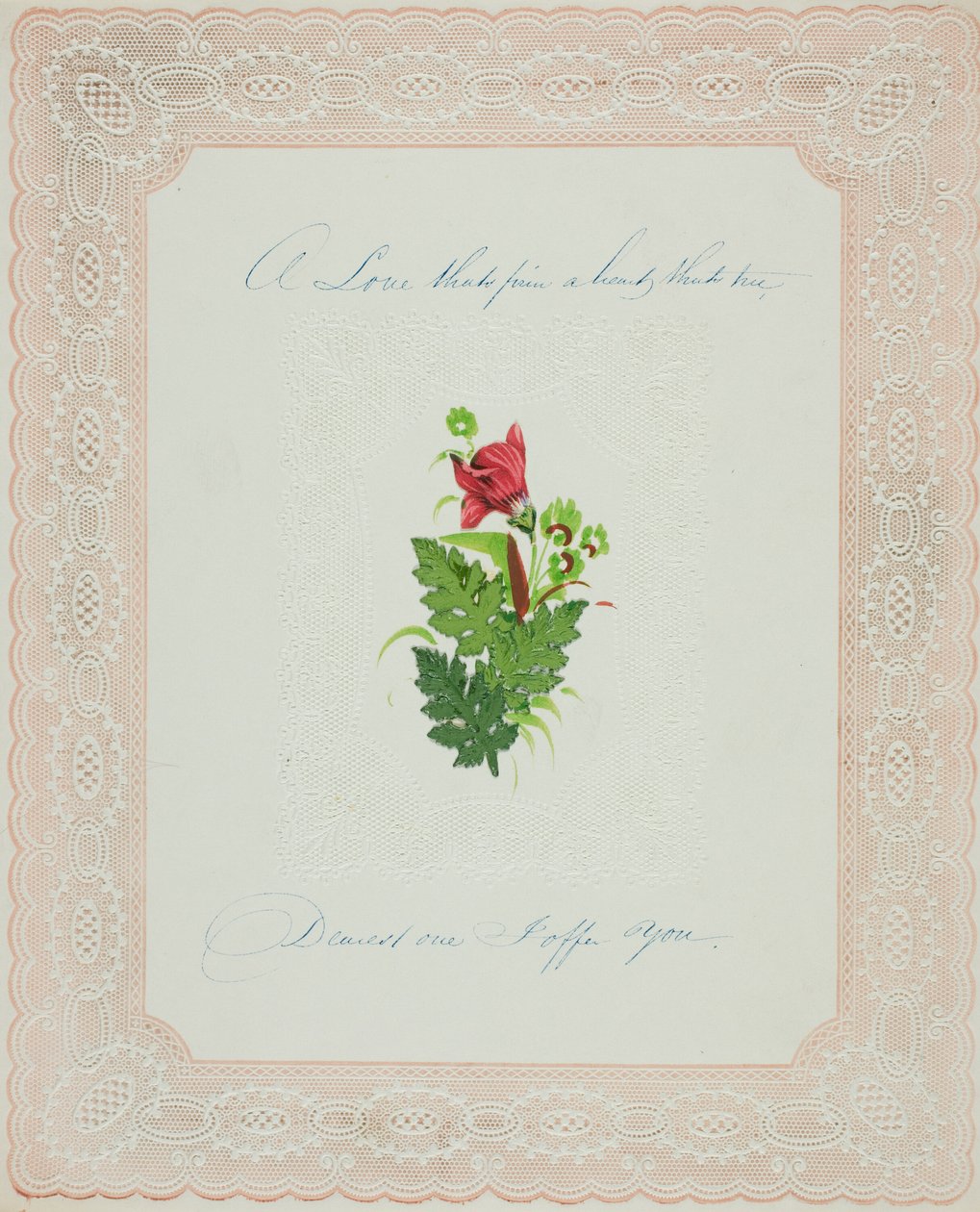 Miłość, która jest mocna (walentynka) autorstwa Unknown artist