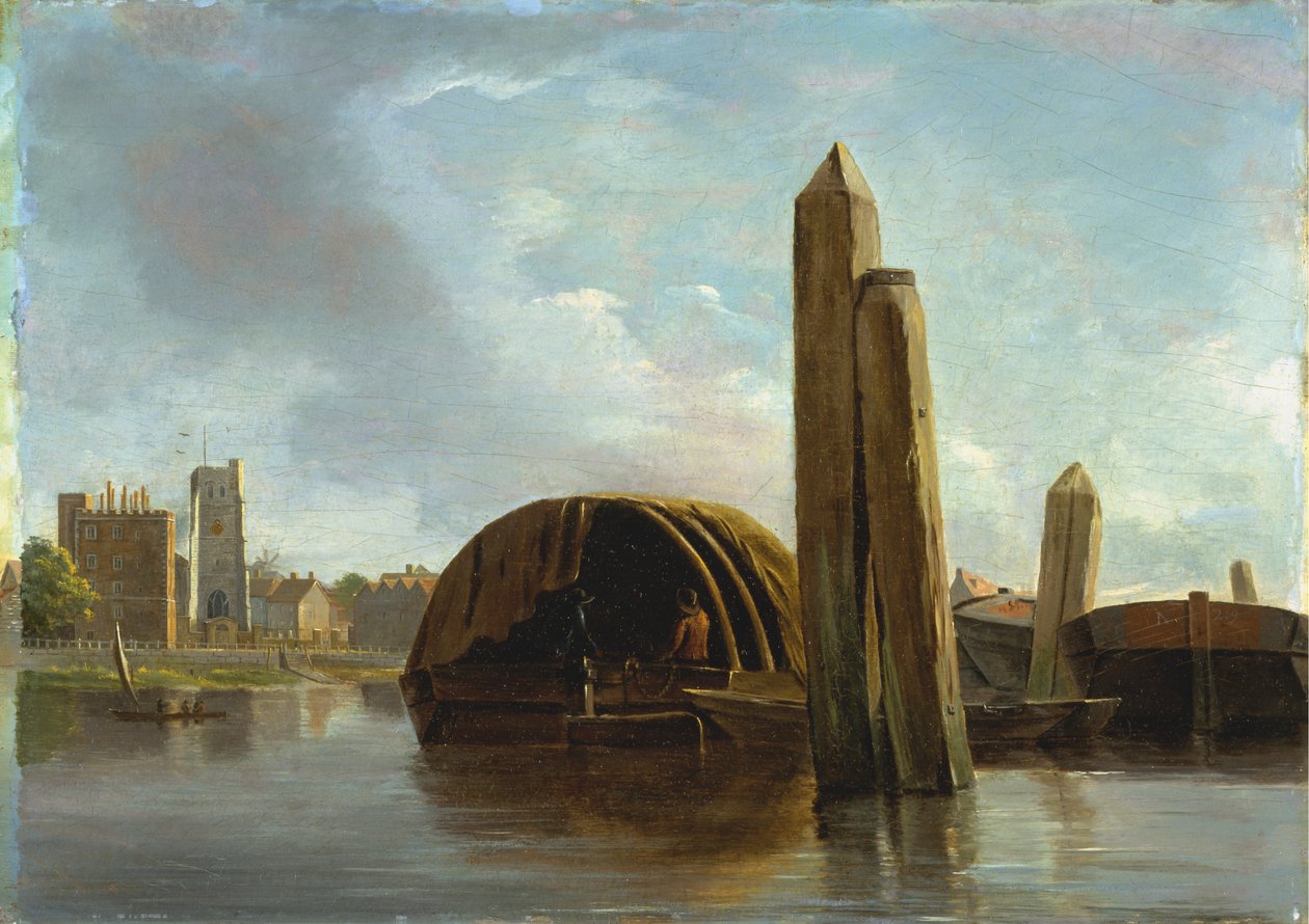 Widok na Lambeth autorstwa Unknown artist
