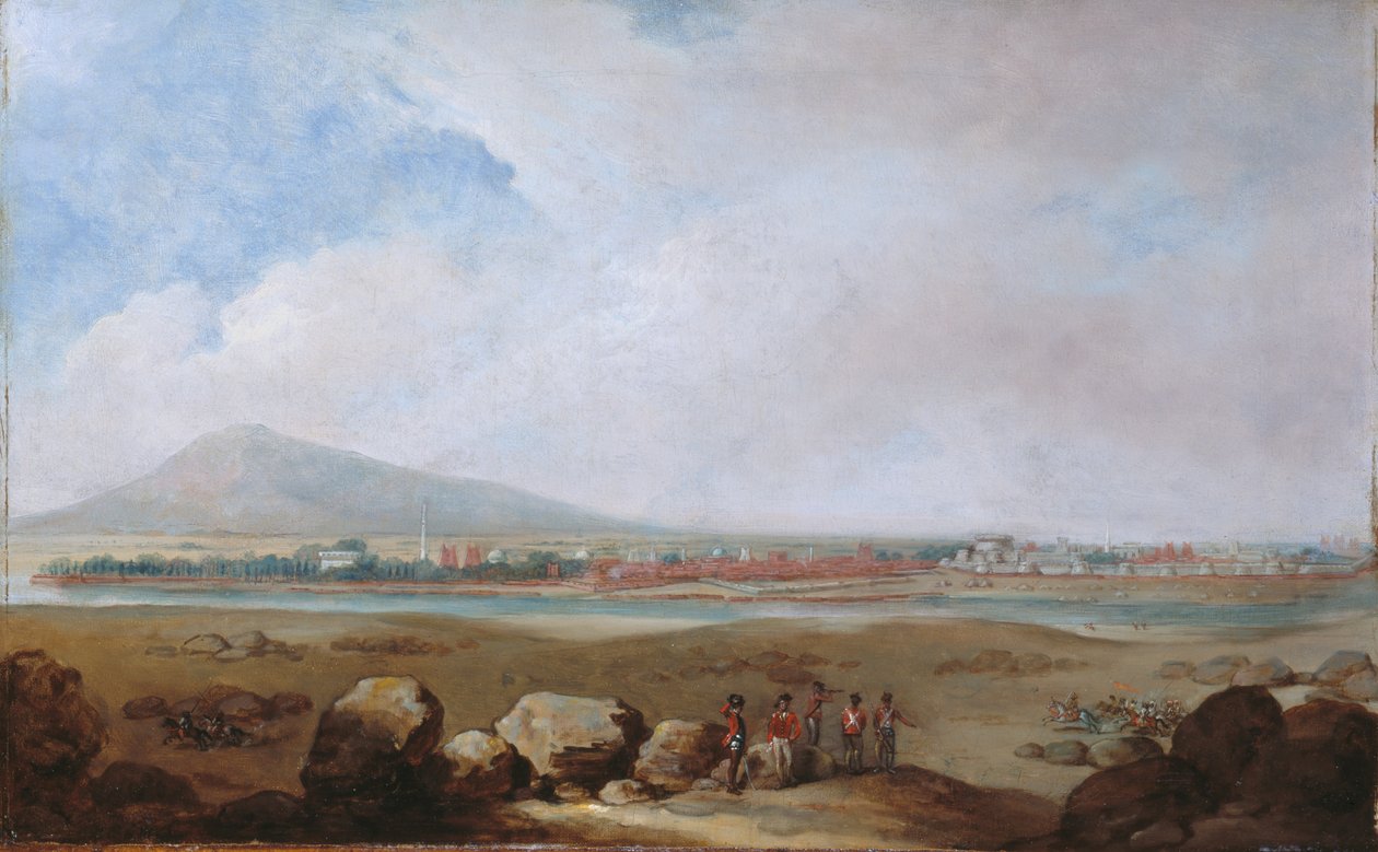 Widok Seringapatam, 1791 ok autorstwa Unknown artist