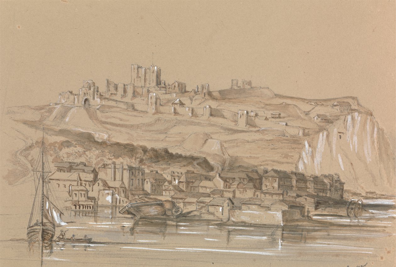 Widok miasta Dover autorstwa Unknown artist