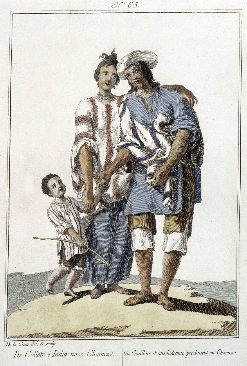 Kauillota i Indianin rodzą chamizo - grawer autorstwa Unknown artist