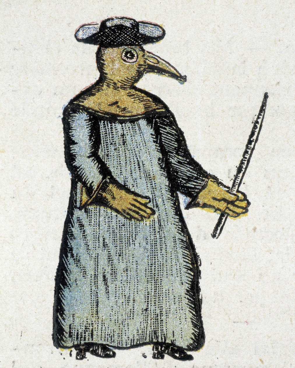 Sukienka lekarska w czasach zarazy autorstwa Unknown artist