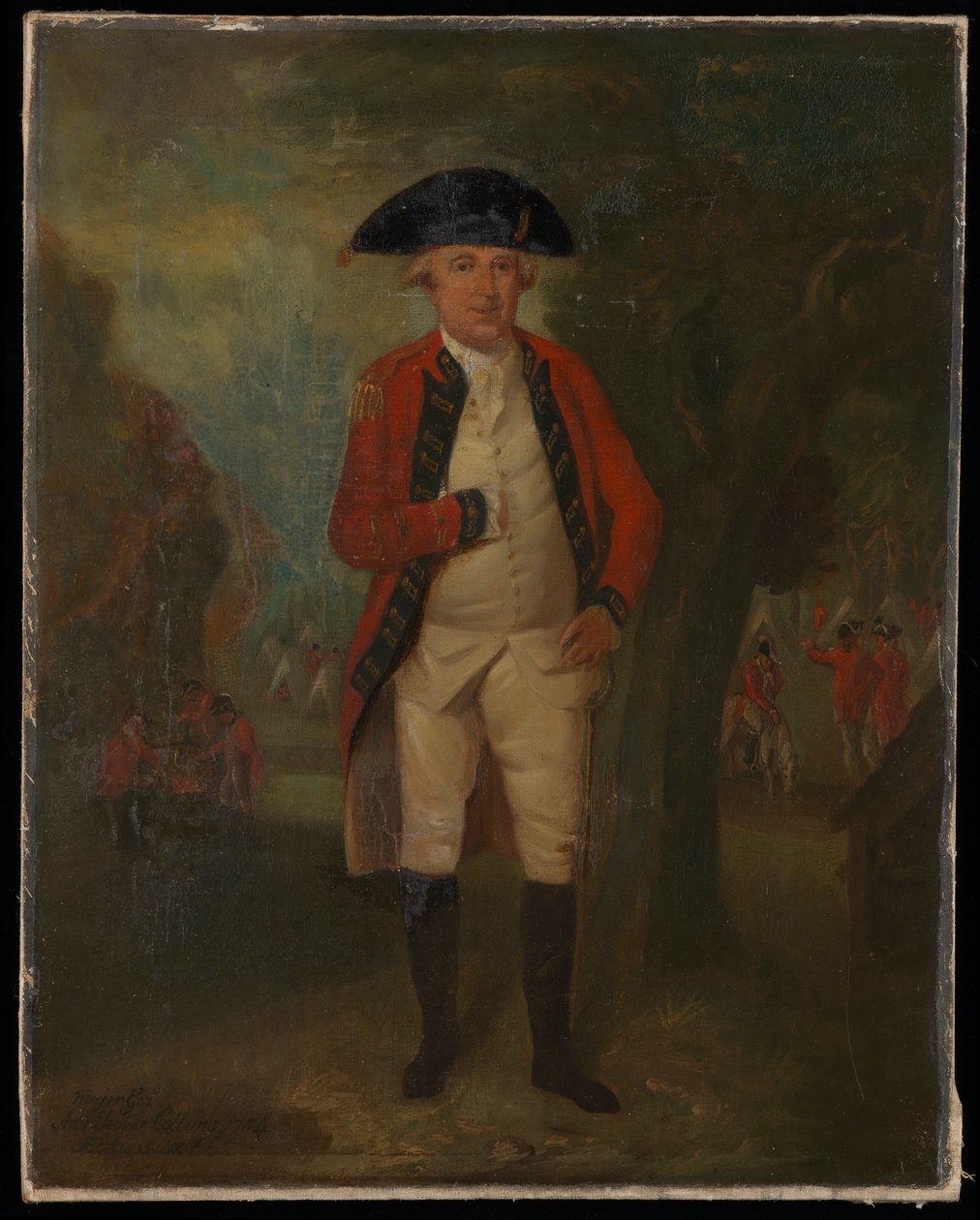 Portret generała dywizji Arthura Tookera Collinsa z piechoty morskiej w pełnym umundurowaniu. autorstwa Unknown artist