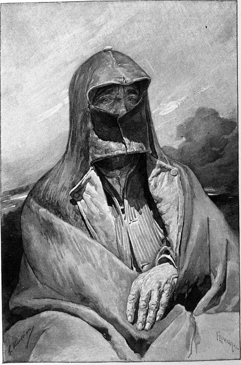 Mieszkaniec miasta Castrogiovanni (dzisiejsza Enna) Sycylia Rycina XIX wieku autorstwa Unknown artist