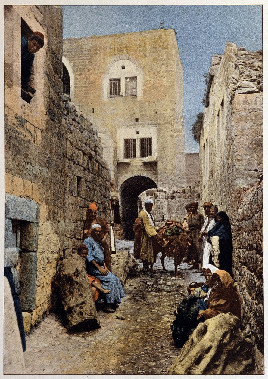 Ulica w Betlejem, koniec XIX wieku autorstwa Unknown artist