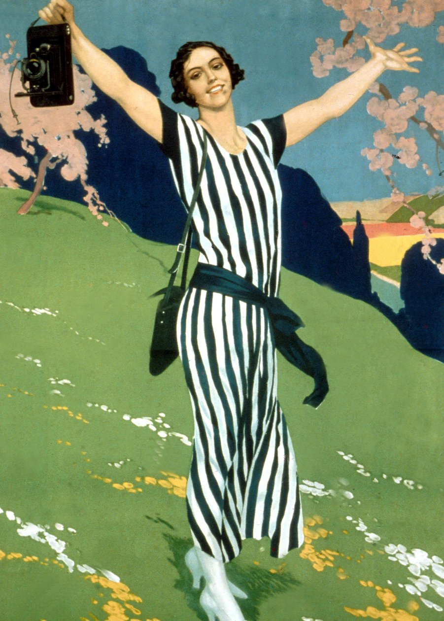 Druk reklamy aparatu fotograficznego Kodak, lata 20-te (druk) autorstwa Unknown artist