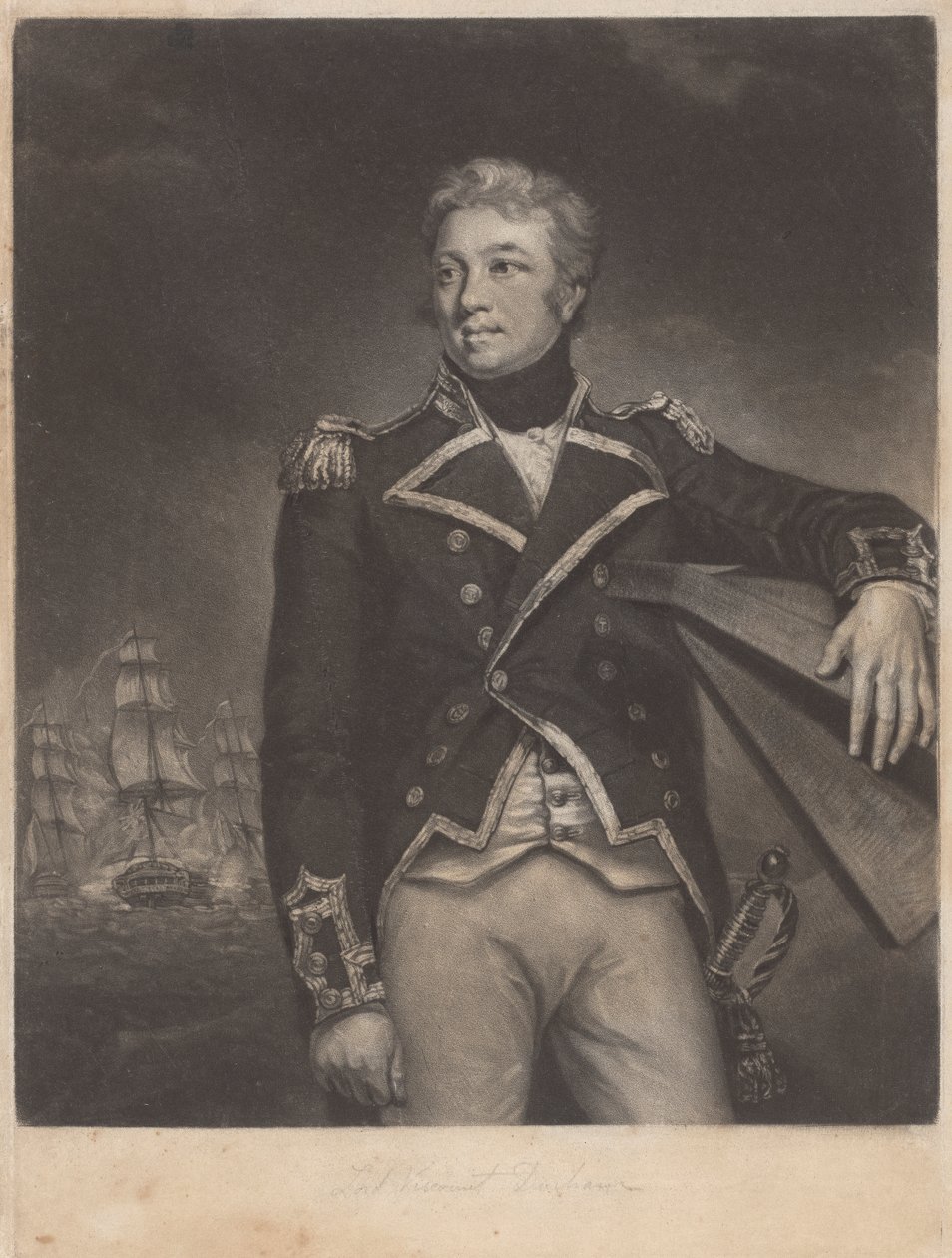Admirał Sir Philip Charles Henderson Calderwood Durham autorstwa Unknown artist