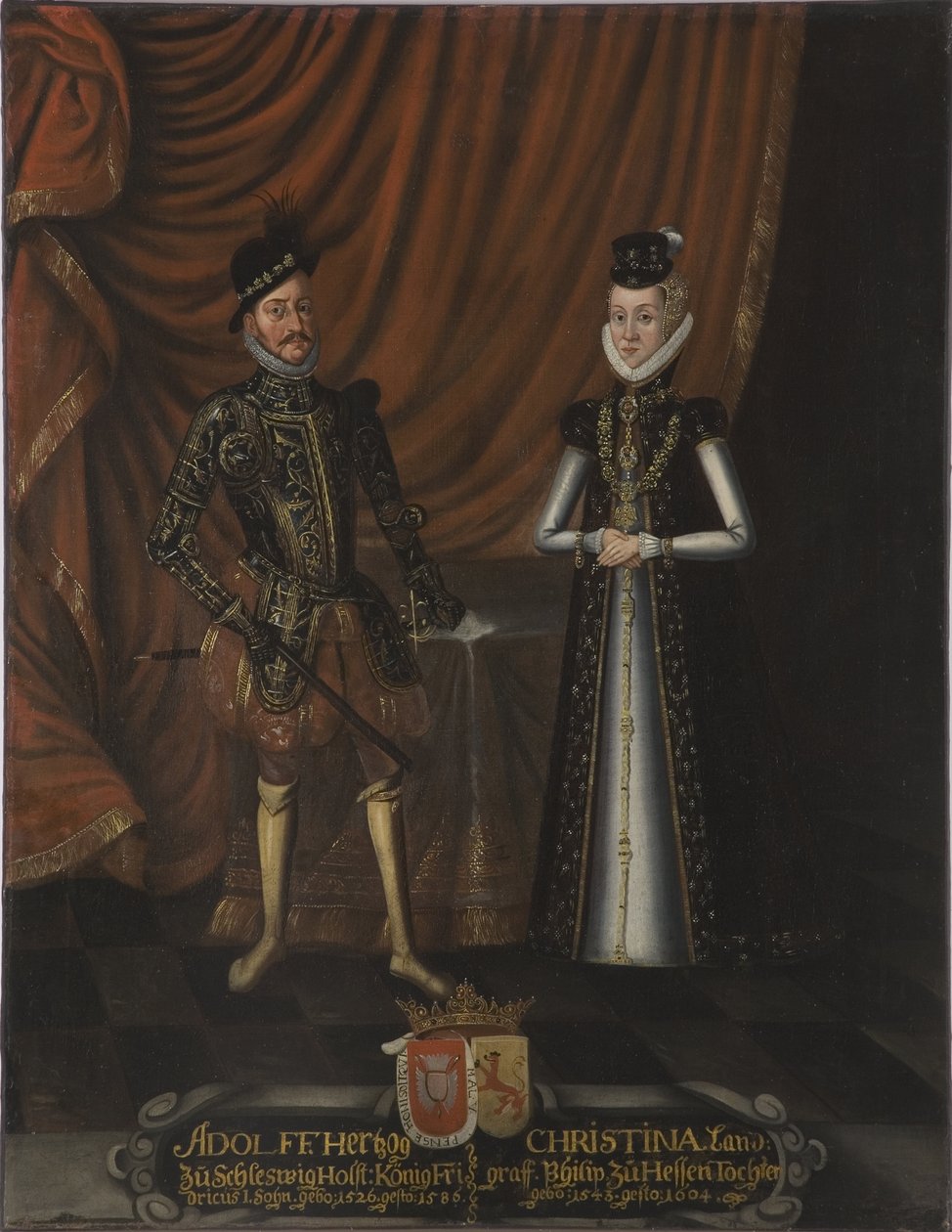 Adolphe de Holstein Gottorp i Christine de Hesse - książę Adolf Holstein-Gottorp autorstwa Unknown artist