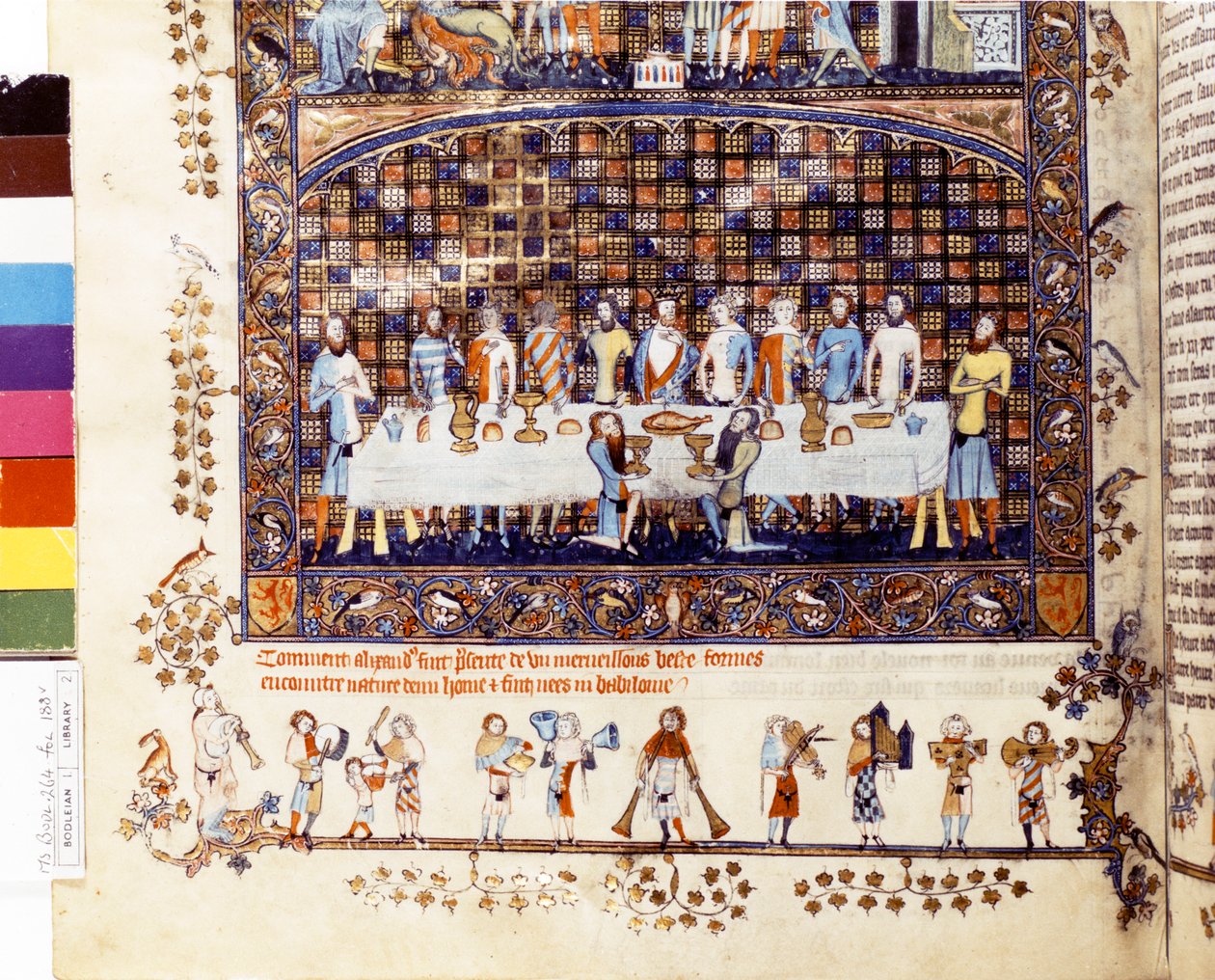 Podróż Aleksandra do rajskiego ogrodu, ok. 1400 r. (miniatura) autorstwa Unknown artist