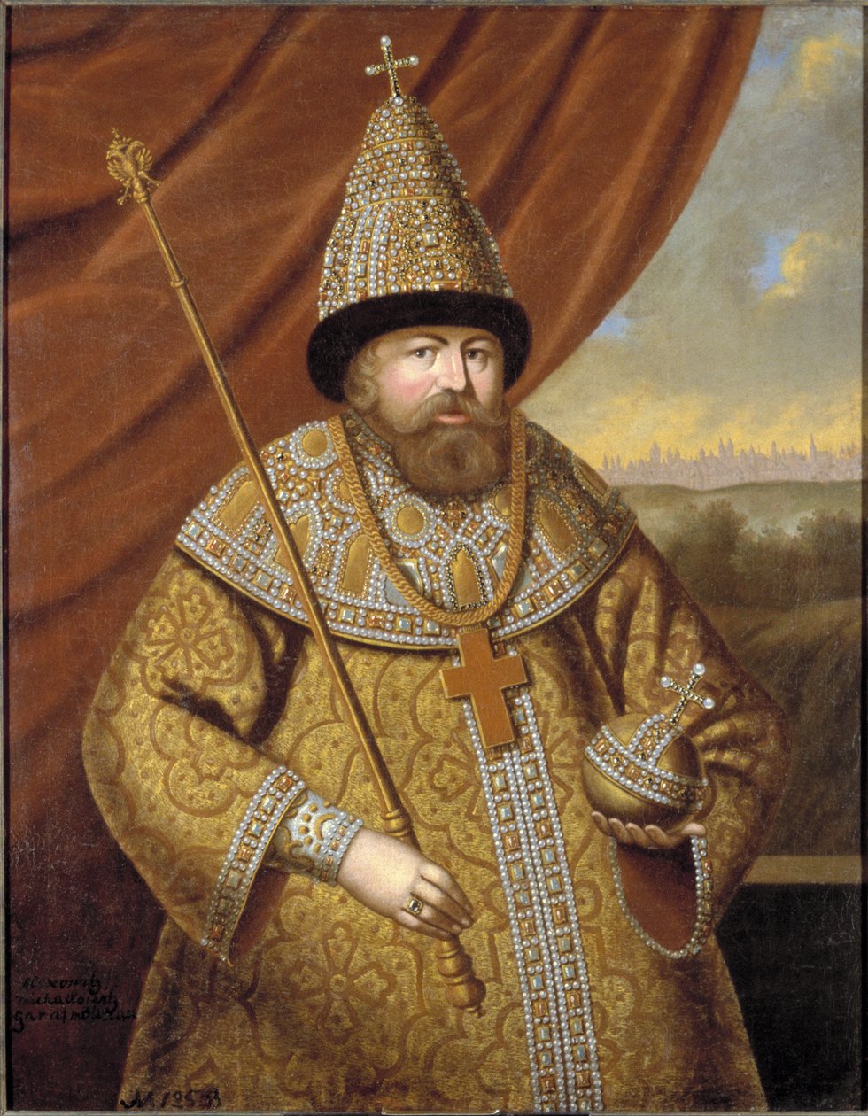 Alexis Ier Michajłowicz, dit le Car tres paisible - Portret cara Rosji Aleksisa I Michajłowicza (1629-1676), Anonim . Olej na płótnie, II poł. XVII w. Wymiar : 136x107 cm. Muzeum Narodowe w Sztokholmie autorstwa Unknown artist