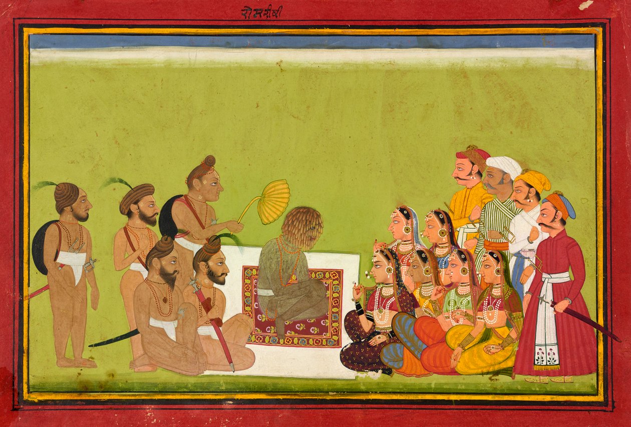 Audiencja z Romem Rishi autorstwa Unknown artist