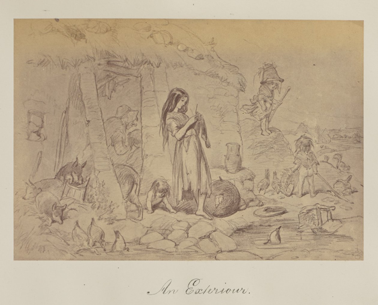 An Exteriour (sic). autorstwa Unknown artist
