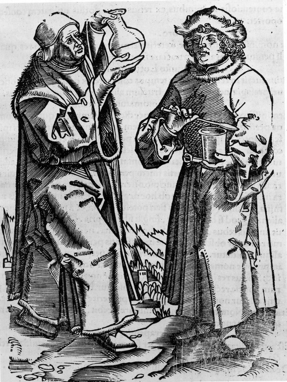 Aptekarz (farmaceuta), -w „Onoma Uthikom Medicina” autorstwa Unknown artist