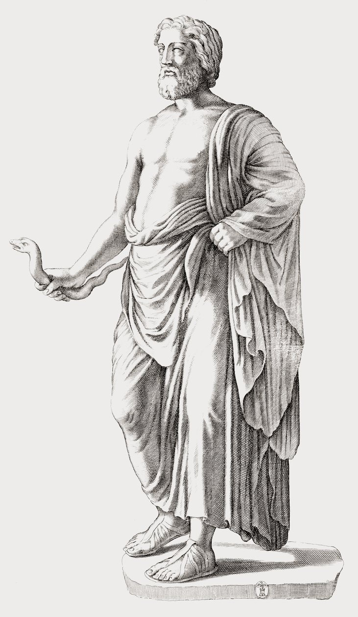 Asklepios. Portret. autorstwa Unknown artist