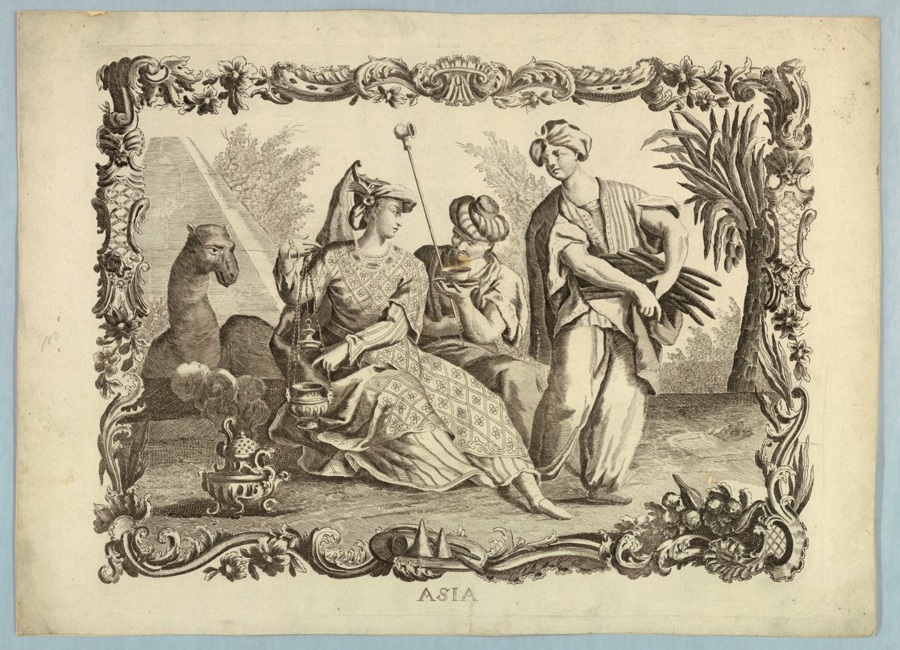 Azja autorstwa Unknown artist