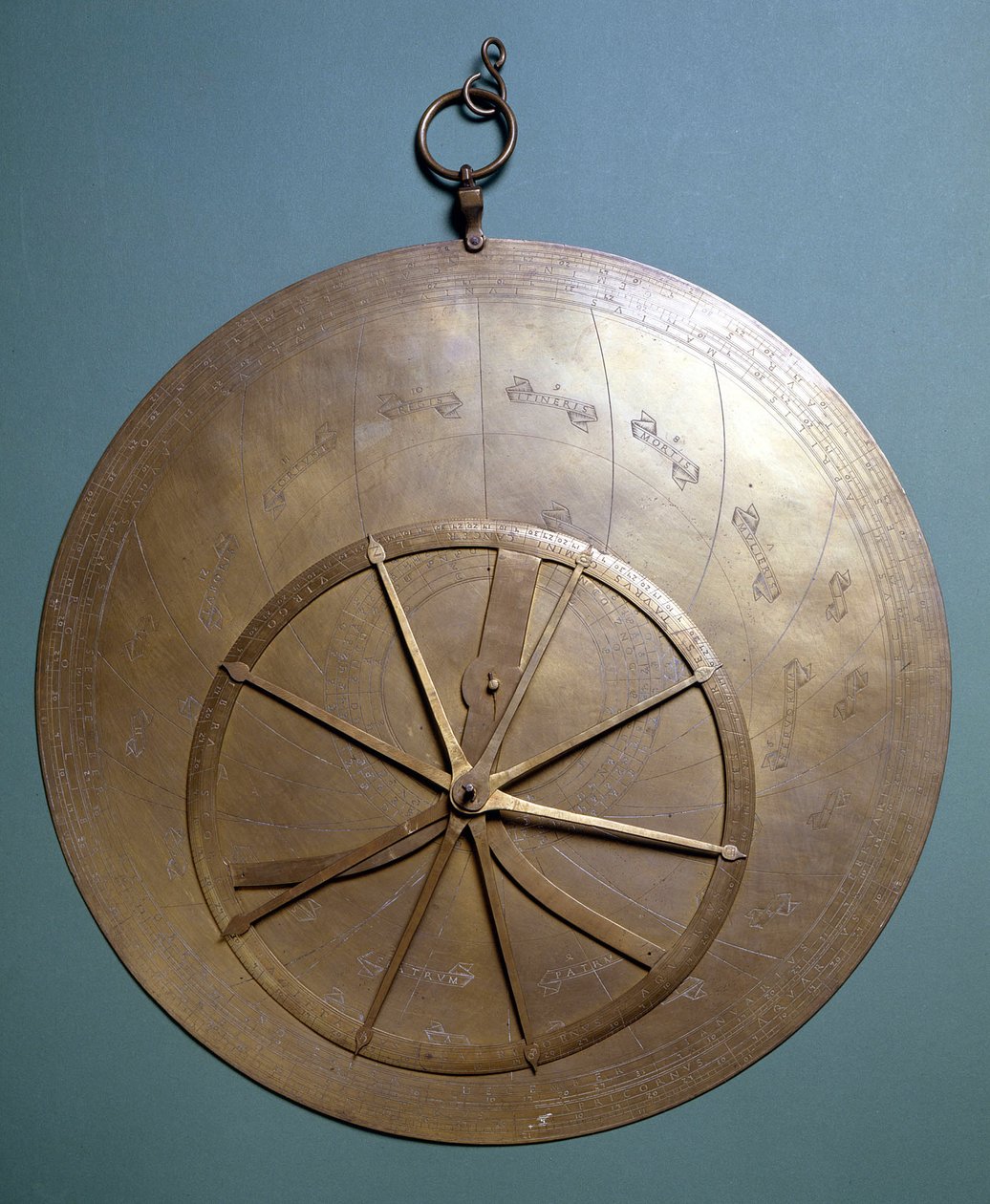 Zegar astrologiczny z XV wieku. autorstwa Unknown artist