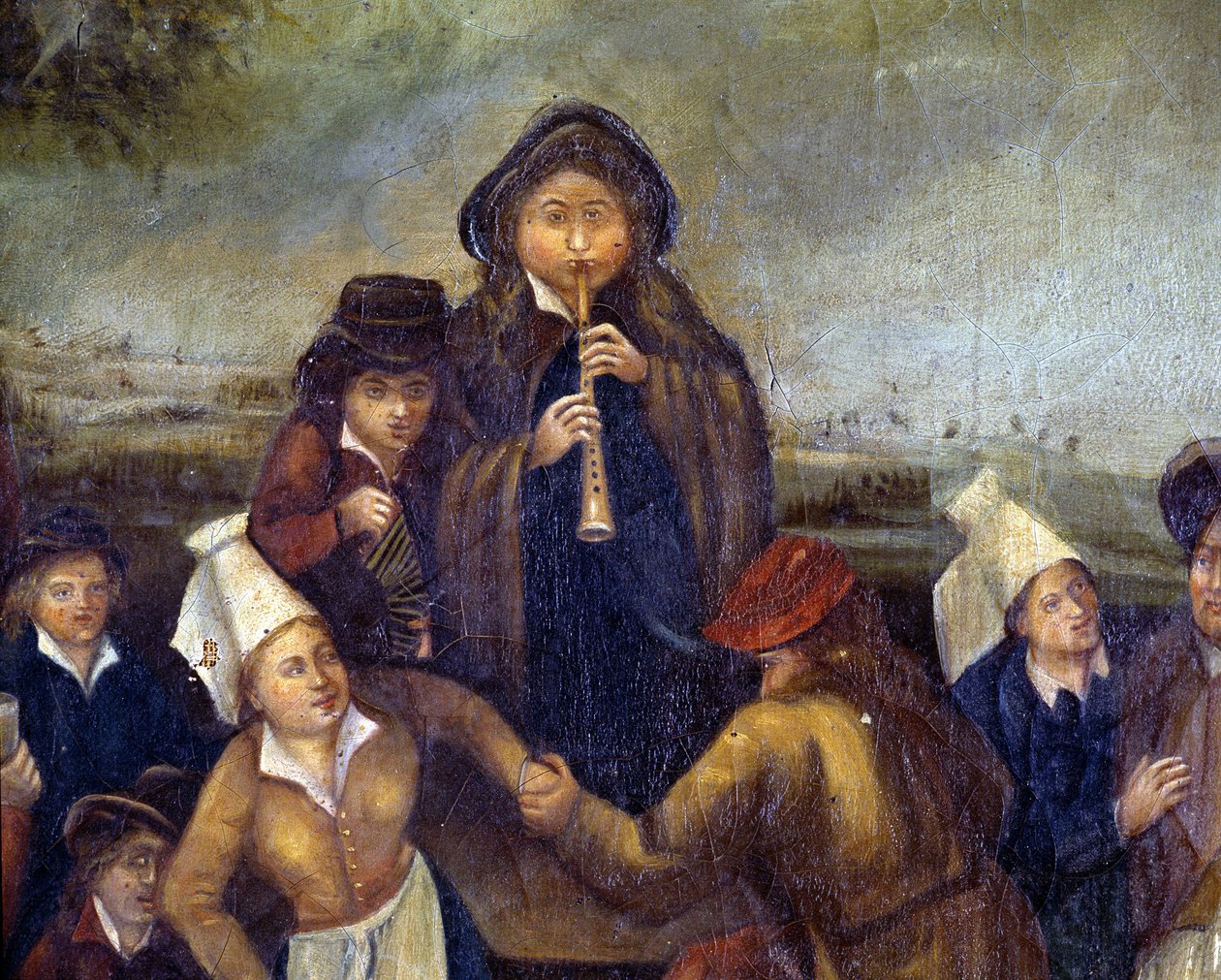 Orkiestra Balowa: flecista autorstwa Unknown artist