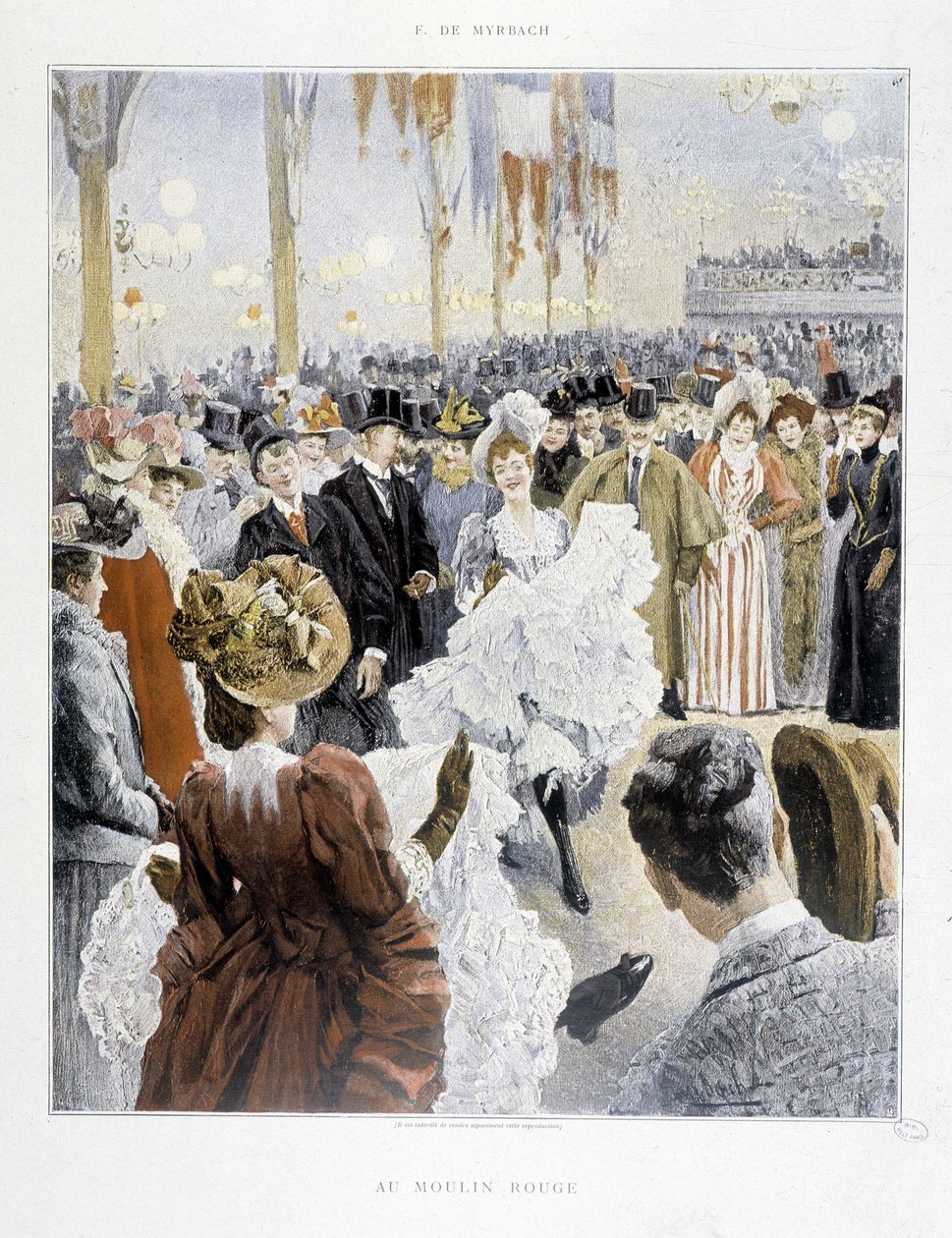 Bal w Moulin Rouge - w „Paris Illustré” autorstwa Unknown artist