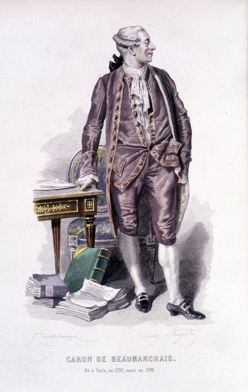 Baron Beaumarchais (1732/1799) autorstwa Unknown artist