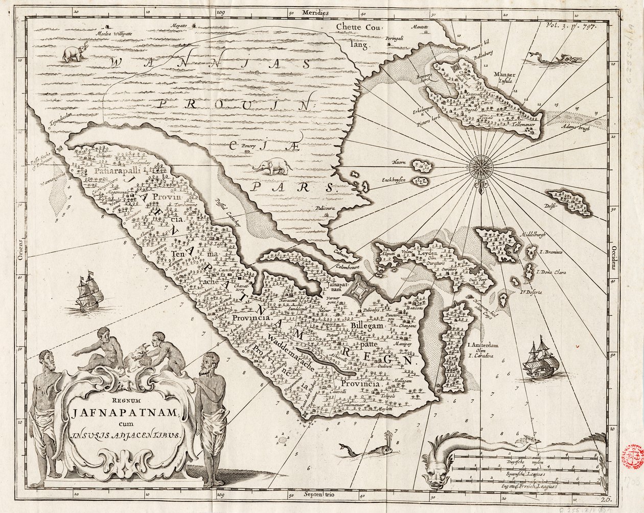 Zatoka Bengalska, ok. 1660 r. (rycina) autorstwa Unknown artist