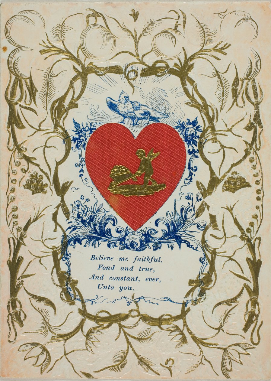 Believe Me Faithful (walentynka) autorstwa Unknown artist