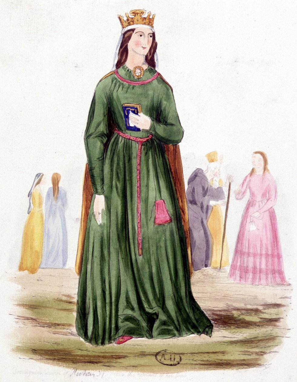 Berengere, królowa Anglii, żona Ryszarda I autorstwa Unknown artist