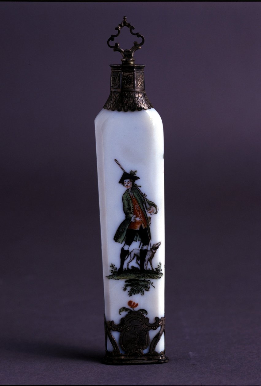 Butelka na perfumy ceramiczne z XVIII wieku. autorstwa Unknown artist