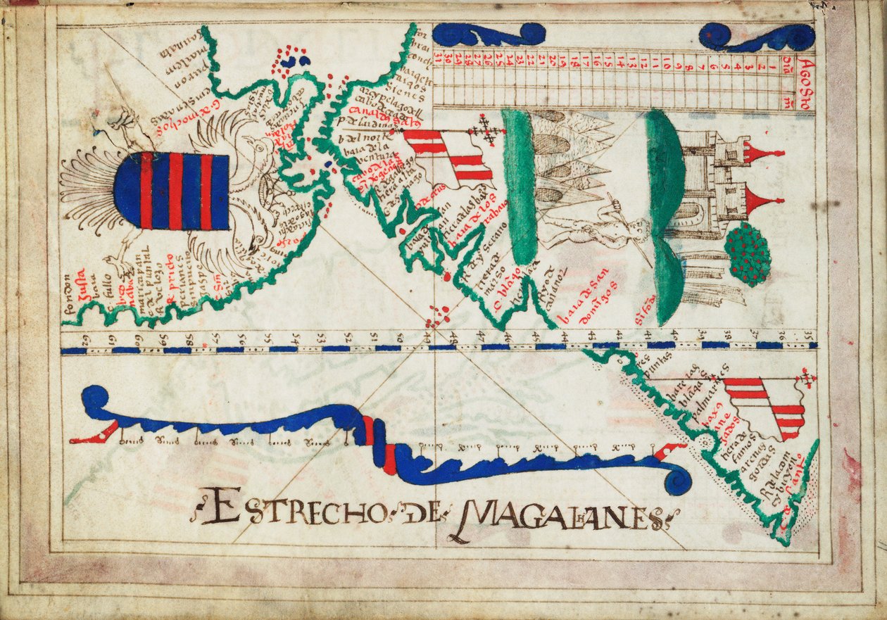 Oprawiony w atlas z dwudziestoma pięcioma wykresami z diagramami i tabelami. W języku portugalskim lub hiszpańskim. autorstwa Unknown artist