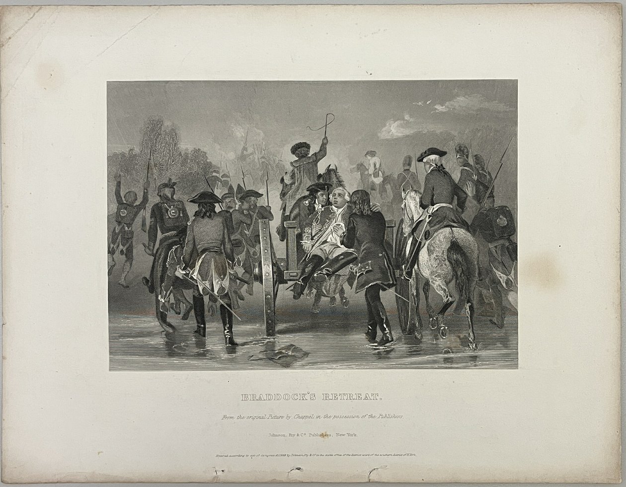 Odosobnienie Braddocka autorstwa Unknown artist