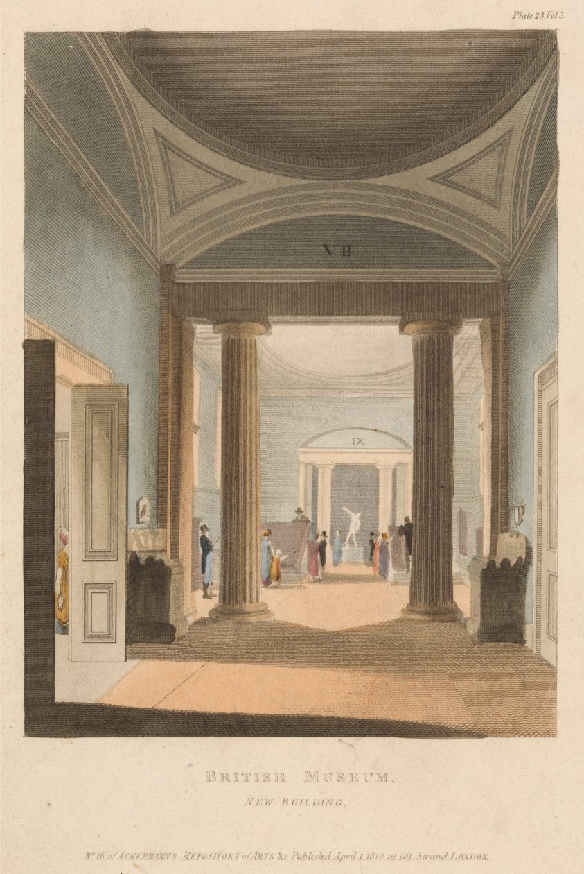 Muzeum Brytyjskie, nowy budynek autorstwa Unknown artist