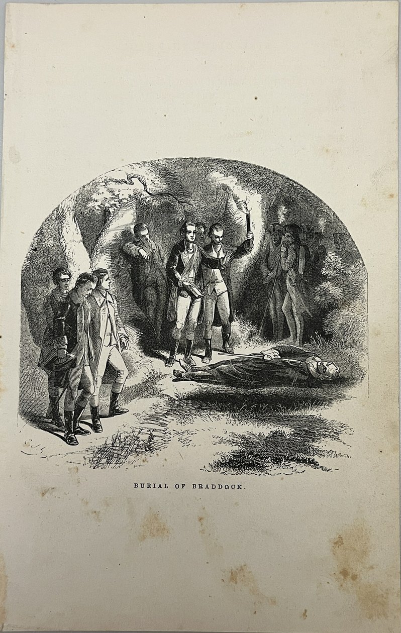 Pochówek Braddocka autorstwa Unknown artist