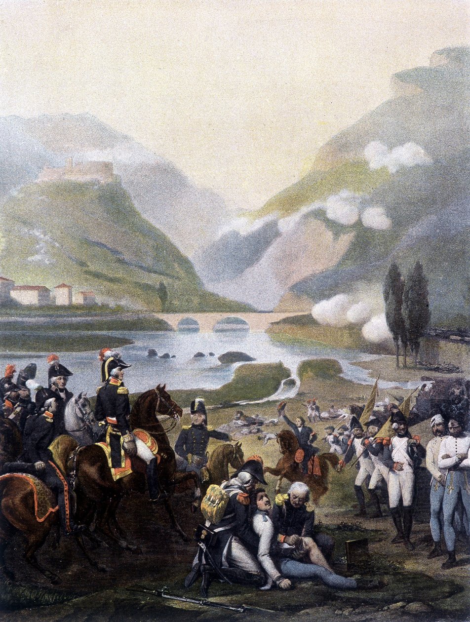 Zdobycie zamku Pietra przez wojska napoleońskie 4 września autorstwa Unknown artist
