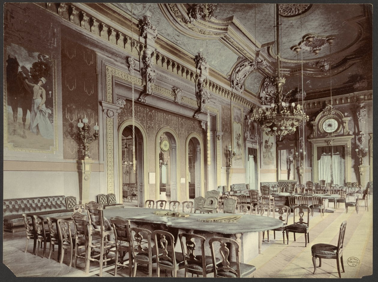 Kasyno - Monte Carlo, sala "Trente et Quarante autorstwa Unknown artist