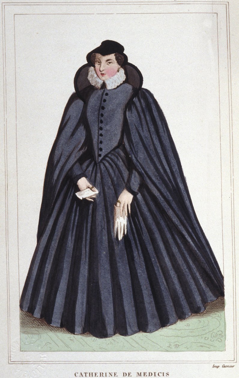 Katarzyna Medycejska (Caterina de Medici) (1519-1589). Królowa Francji. autorstwa Unknown artist