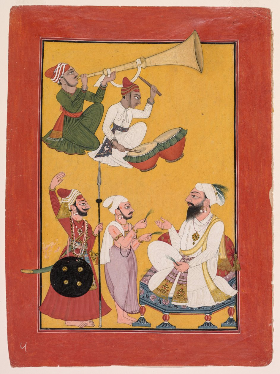 Obchody narodzin Kryszny z Bhagavata Purana autorstwa Unknown artist