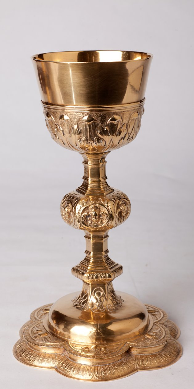 Kielich. Pochodzenie Mont Saint-Aubert. Złotnictwo. Atelier w Lille, Francja. 1636 autorstwa Unknown artist