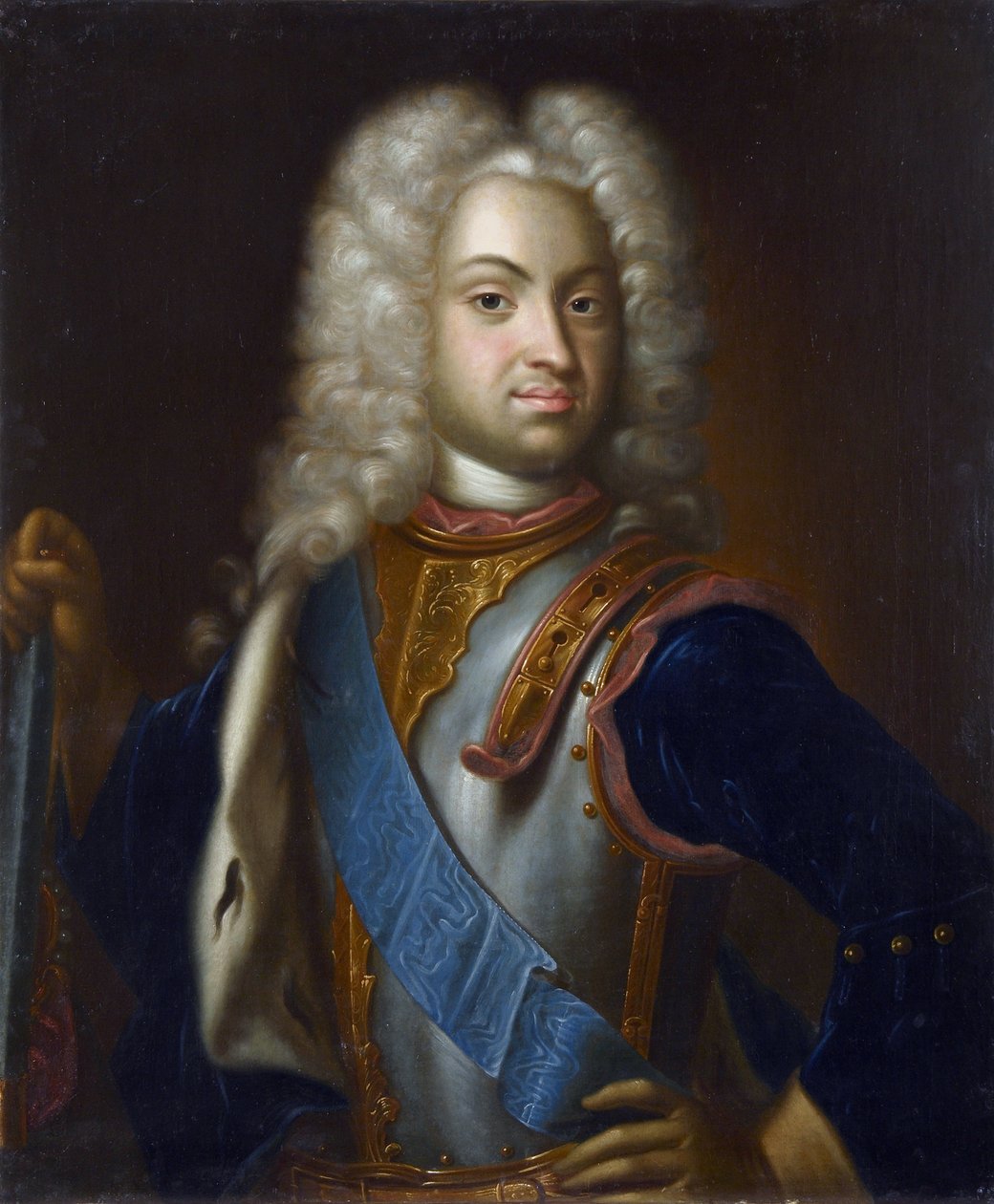 Charles Frederic de Holstein Gottorp - Portret księcia Karola Fryderyka Holstein-Gottorp (1700-1739), Anonim. Olej na płótnie, Ostatnia ćwierć XVIII w., Państwowe Muzeum Architektury, Historii i Sztuki, Vladimir autorstwa Unknown artist
