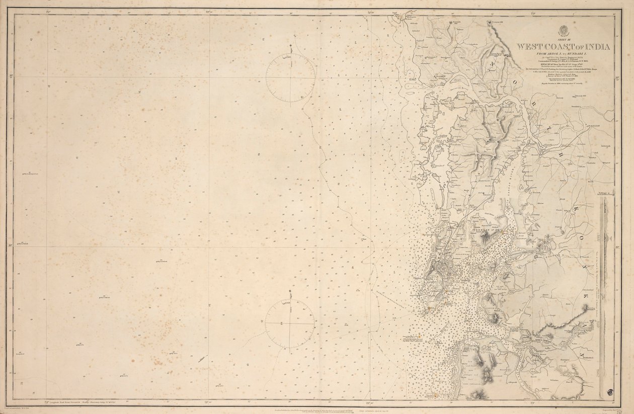 Mapa wyspy Arnola autorstwa Unknown artist